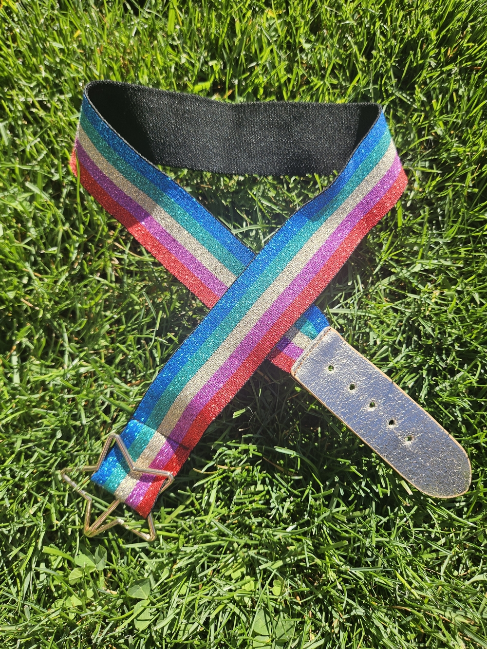Rainbow Glitter Belt – Adjustable